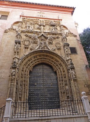 16th Century Side Door of Malaga Cathedral