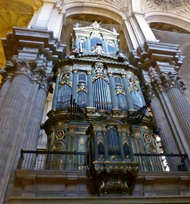 Pipe Organ in Malaga Cathedral