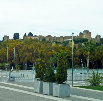 El Castillo de Gibralfaro, Malaga, Spain
