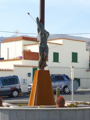 Saint Sebastian Statue in Aguimes, Canary Islands