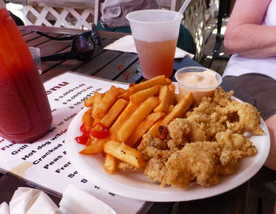 Fried Conch at Jack's Shack