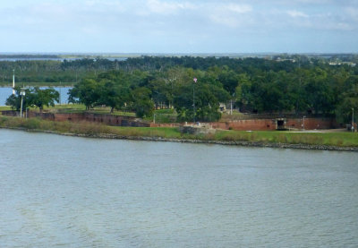 Fort Jackson was Constructed between 1822 and 1832