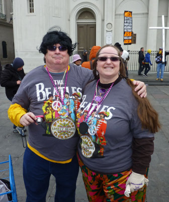 Fat Tuesday in Jackson Square