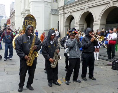 Treme Brass Band in Jackson Square