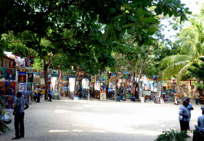 Craft Market at Labatee, Haiti