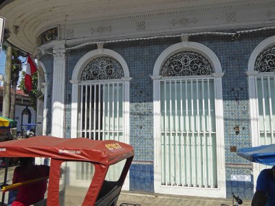 Colonial influence in Iquitos, Peru