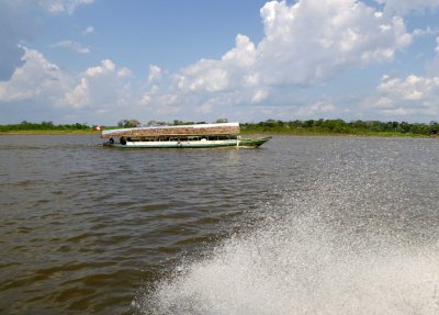 Traveling on the Amazon River