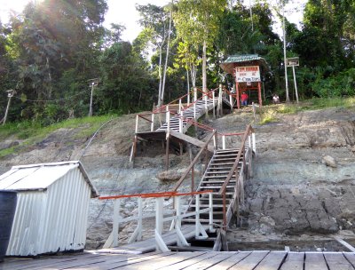Half the Steps to Ceiba Tops Lodge
