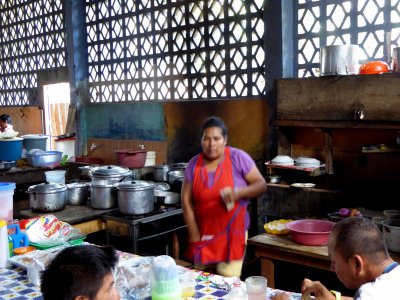 Food Service in Mazan, Peru Market