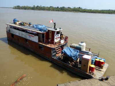 Local Ferry takes 2-3 days to get to Iquitos, Peru