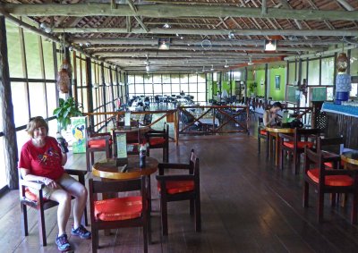 Waiting for Lunch at Ceiba Tops Lodge