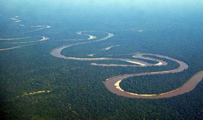 Last Look at the Amazon River from the Air