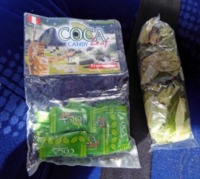 First Purchase in Cusco is Coca Leaves and Coca Leaf Candy