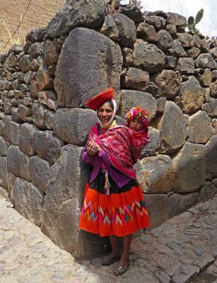 Traditional Dress for Woman from Village of Ollantaytambo