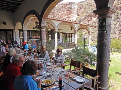 Lunch on the Terrace at Tunupa Restaurant