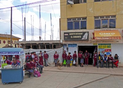 School Kids in Chinchera, Peru