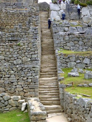 One of many Staircases at Machu Picchu