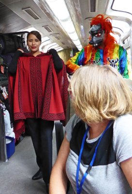 Fashion Show on the Train from Machu Picchu