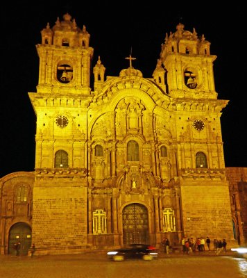 Jesuit Church of the Society of Jesus (circa 1571) on Plaza de Armas