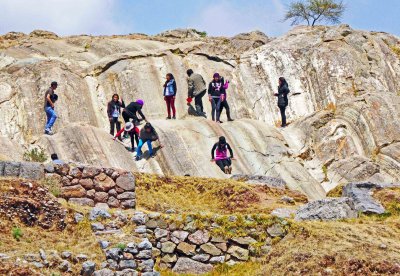 Natural Stone Slide at 'Sacsayhuaman'