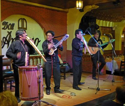 Peruvian Band at Don Antonio Restaurant, Cusco