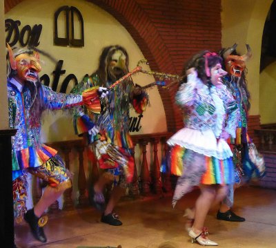 Peruvian Dancers at Don Antonio Restaurant, Cusco