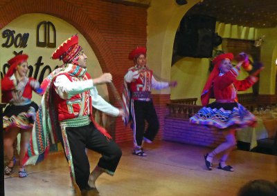 Peruvian Dancers at Don Antonio Restaurant, Cusco