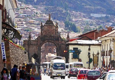The Arch of Santa Clara (1835), Cusco