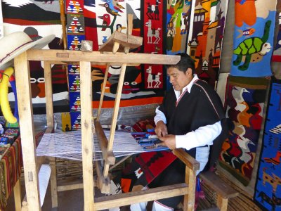 Weaving in Ecuador