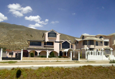 Nice Houses on Outskirts of Quito, Ecuador