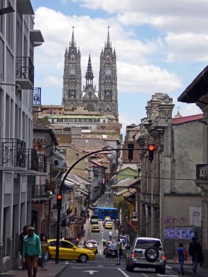 The Twin Spires of the Cathedral of Quito