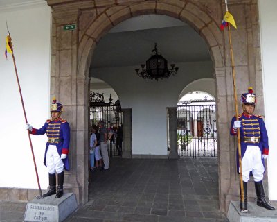 Presidential Guards in Quito