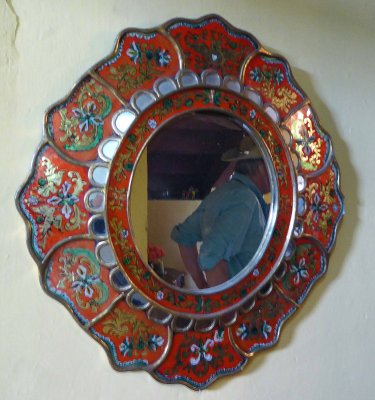 Interesting Mirror at the Hacienda