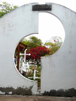 Cemetery Wall on Santa Cruz Island