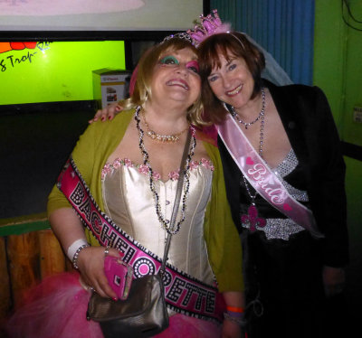 Toni & Susan at the Top of the Trop