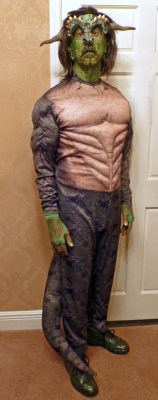 Lizardman Ready for Halloween in NOLA
