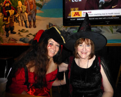 At the Funky Pirate on Halloween
