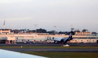 At Auckland, New Zealand Airport