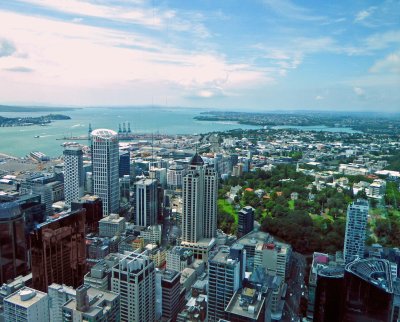 View of Downtown from Auckland Sky Tower