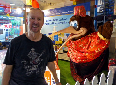 Bill attacked by a Giant Kiwi in Chinese Clothes