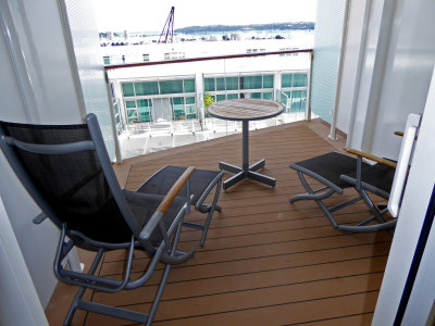 Our Balcony aboard Celebrity Solstice