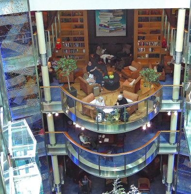 Celebrity Solstice Library is on Our Deck