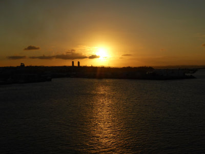 Sunset over Auckland, NZ