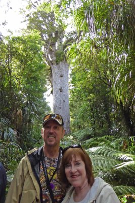 'Tane Mahuta' lives in the Waipoua Forest