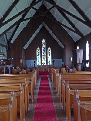 Inside Te Waimate Church, NZ