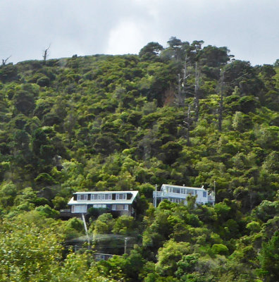 Some Hillside homes can only be accessed by Private Cable Car in New Zealand