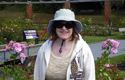 In Lady Norwood Rose Garden in Wellington, NZ