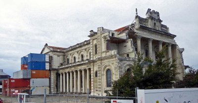 Christchurch Catholic Cathedral awaiting restoration after 2011 Earthquake