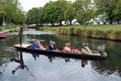 Punting on the Avon River