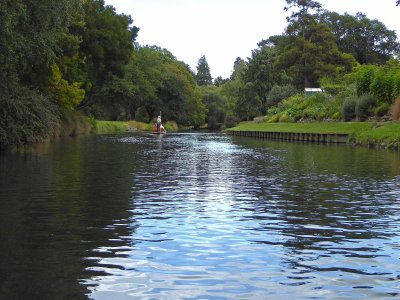Christchurch Botanic Gardens line the Avon River